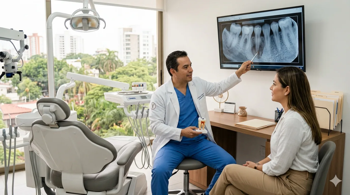 ¿Qué médico trata periodontitis apical?
